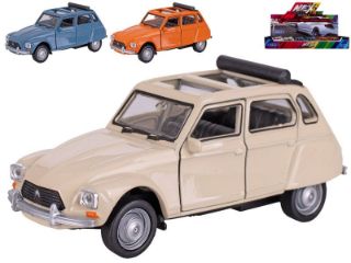 Obrázek z Auto Welly citroen Dyane 12cm kov, zpětný chod, 3dr (12) 